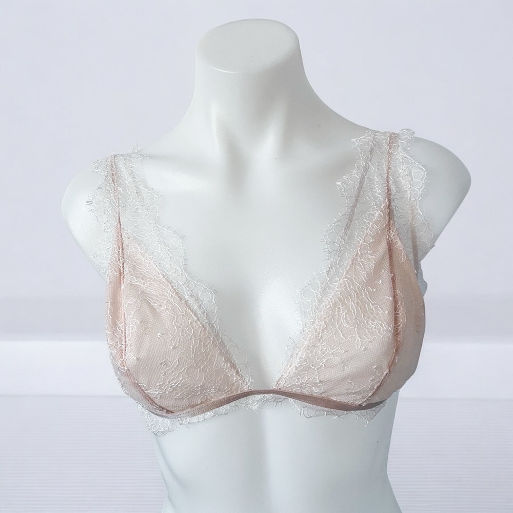 Victoria's Secret Lace Bralette Bra Size L - Picture 16 of 16